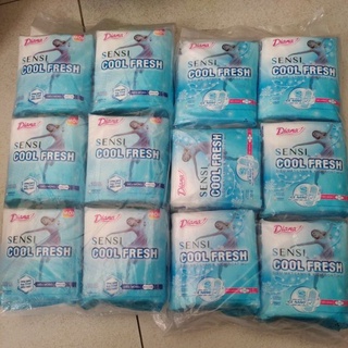BĂNG VỆ SINH SIÊU MỎNG DIANA SENSI COOL FRESH GÓI 8 MIẾNG