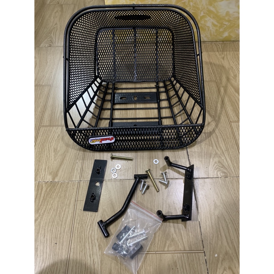 Rổ và bas gắn xe MIO đời 2022 màu đen
