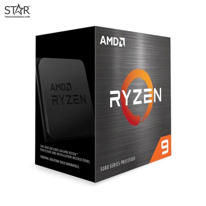 CPU AMD RYZEN 9 5950X (3.4GHz Up to 4.9GHz, AM4, 16 Cores 32 Threads) Box Chính Hãng