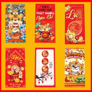 Combo 10 bao lì xì tết đẹp độc lạ giá rẻ - Tết Nhâm Dần