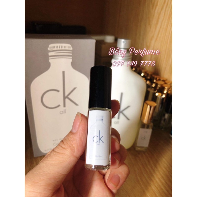 Nước hoa Calvin Klein CK All chính hãng xuất 5ml, 10ml