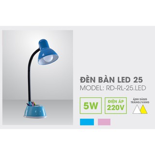 Đèn bàn LED Rạng Đông RD-RL-25 bảo vệ thị lực 5W