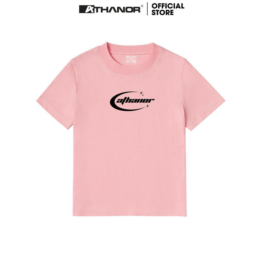 Áo Thun Baby Tee ATHANOR Y2K form fit cotton premium tay ngắn mẫu LOGO Y2K