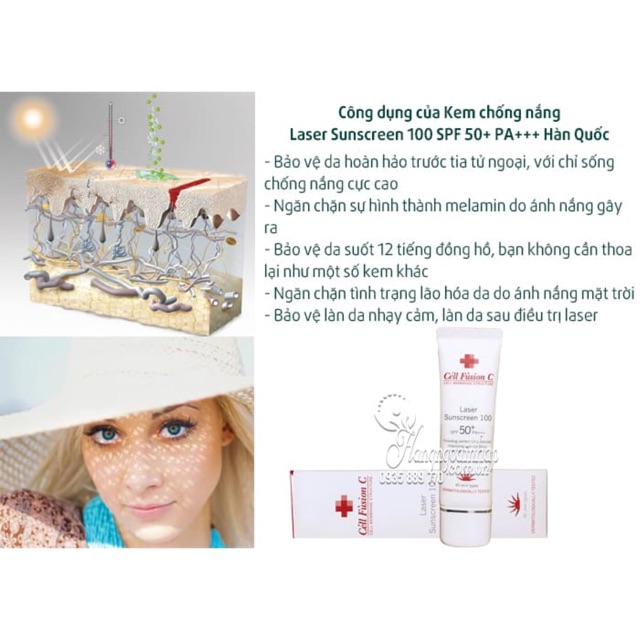 Kem chống nắng cell fusion