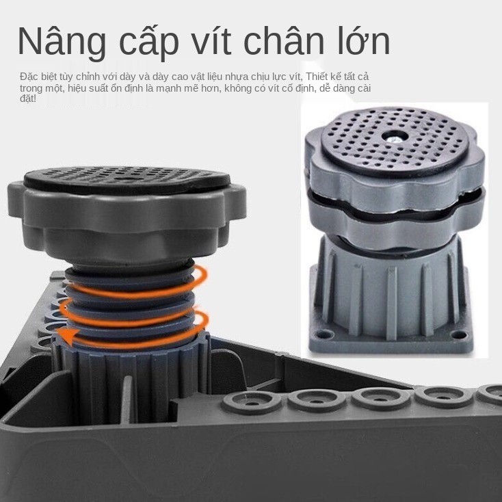 Máy giặt tự động đa năng Giá đỡ điều chỉnh con lăn bánh xe