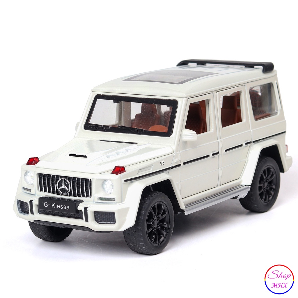 Xe đồ chơi mô hình sắt Mercedes-Benz G63 G-Klessa TẶNG KÈM BIỂN SỐ tỉ lệ 1:32 hãng CheZhi