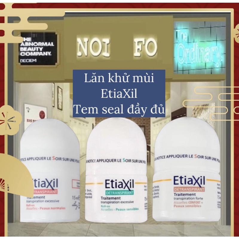 [Có tem seal chính hãng]Lăn nách khử mùi EtiaXil ngừa giảm chấm dứt mùi hiệu quả