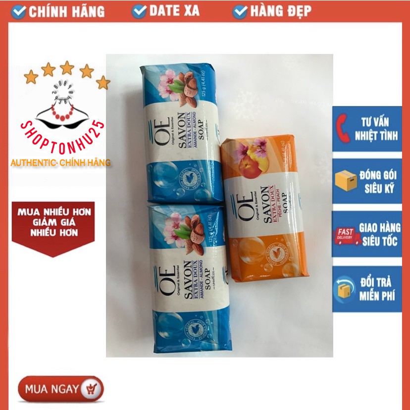 Bánh xà phòng tắm OE SAVON 125g hàng Pháp