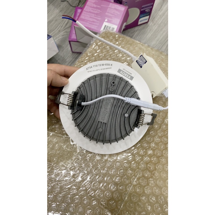 [ CHÍNH HÃNG] Đèn LED âm trần Rạng Đông  BẢO HÀNH 24 THÁNG Đèn downlight mã AT04 7W, 9W, 12W