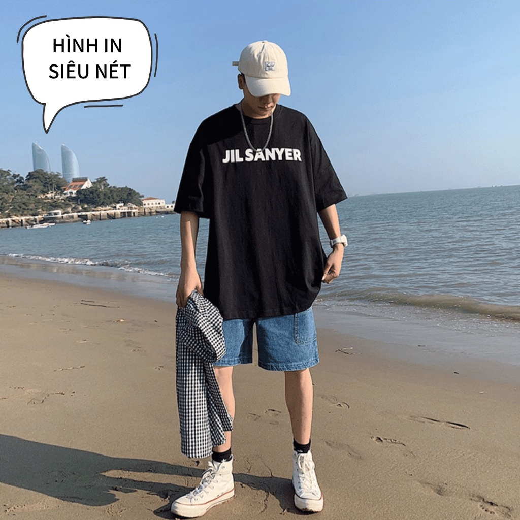 Áo Thun Xumin Form Rộng Chất Cotton In Hình JILSANDEN