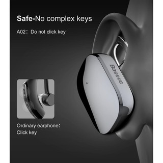 Tai nghe Bluetooth Baseus Earphone A02 cảm ứng siêu gọn