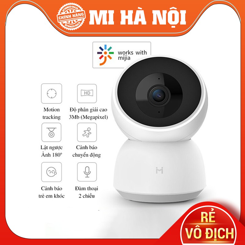 Camera giám sát Xiaomi Imilab 2k 1296p A1 xoay 360° - Phiên bản quốc tế kèm củ sạc