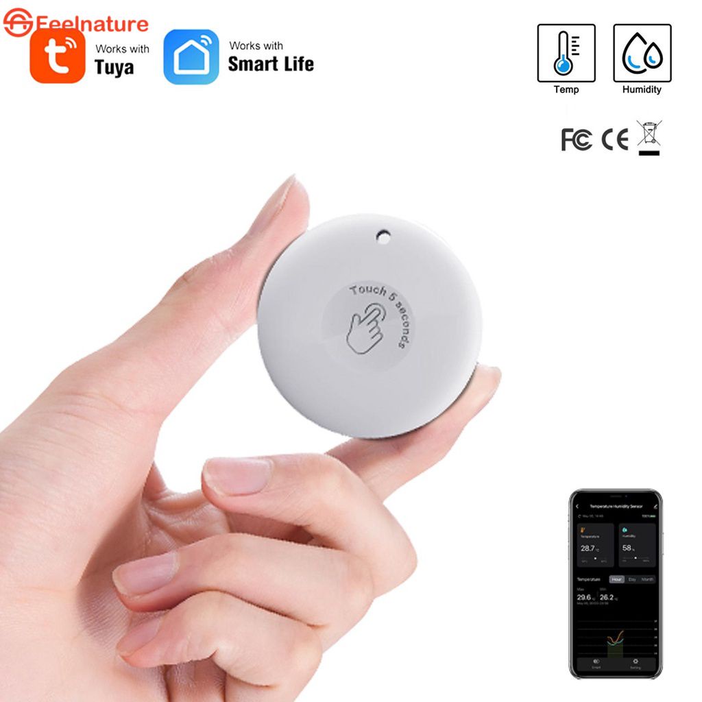 ⭐Bán Chạy Nhất⭐Tuya Bluetooth-Kỹ Thuật Số Tương Thích Trạm Thời Tiết Trong Nhà Và Ngoài Trời Đồng Hồ Đo Nhiệt Độ Và Độ Ẩm Cảm Biến Đo Nhiệt Kế Ẩm Kế VN