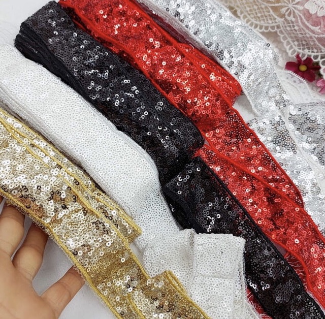 7.5m ruy băng kim sa rộng 3.5cm