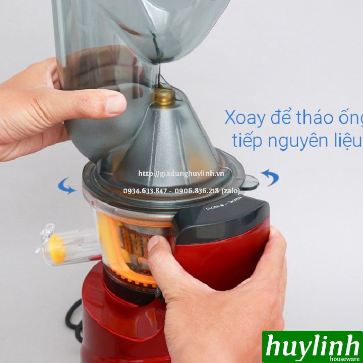 [Mã ELHAMS5 giảm 6% đơn 300K] Máy ép trái cây tốc độ chậm Mishio MK60