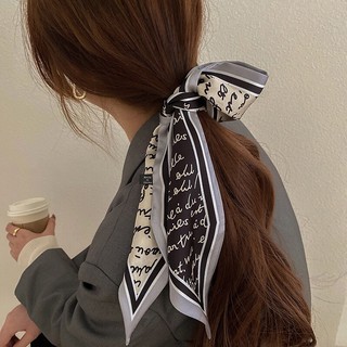 Khăn lụa buộc tóc, túi thời trang size 90cm