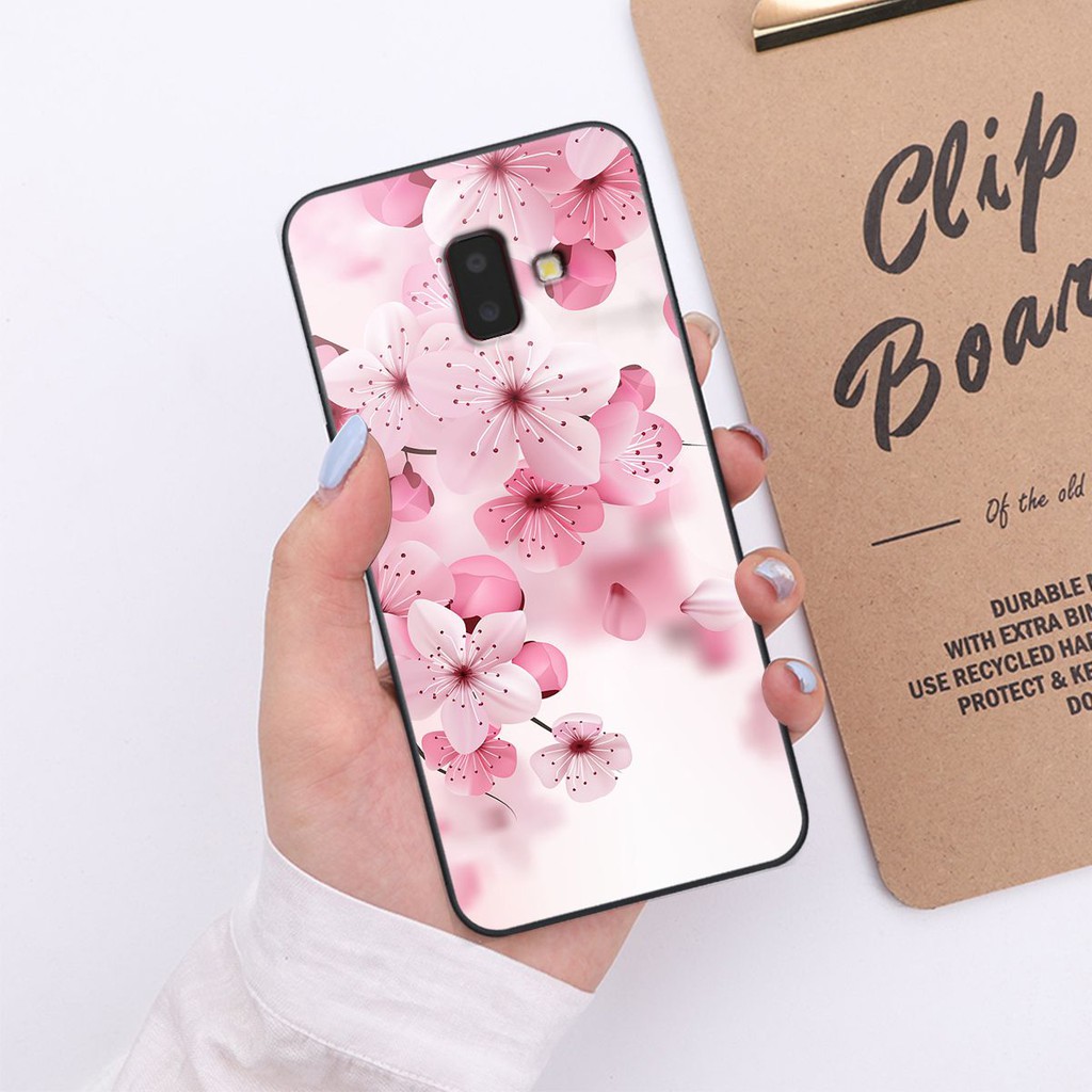 Ốp lưng Samsung J6 PLUS hình hình hoa, thiên nga, đẹp thời trang - CAO CẤP - SANG TRỌNG