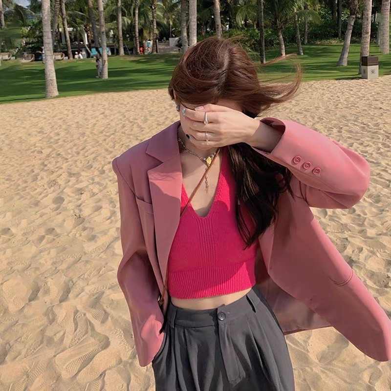 Áo Croptop Nữ Chất Len Mỏng Diệt Kim Siêu Thoáng  Thắt Nơ Sau, Cổ V Thời Trang Gợi Cảm Cao Cấp V12