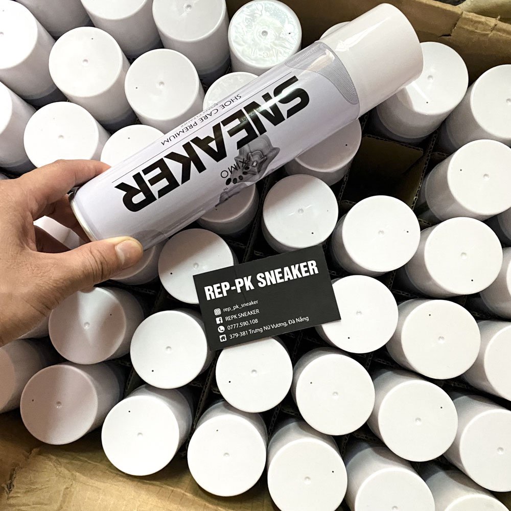 Chai vệ sinh giày sneaker dạng xịt tạo bọt chính hãng thể tích 300ml thương hiệu XIMO x REPK Sneaker