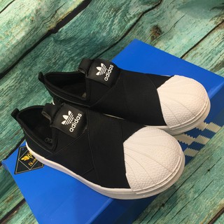 Giày slip on lười nữ Sò Chéo
