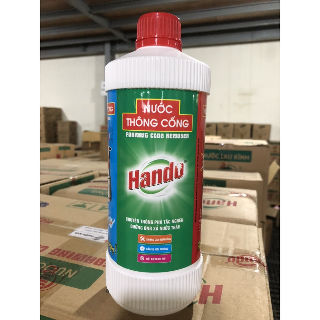 Nước thông tắc đường ống thoát nước Hando 570ml xuất khẩu