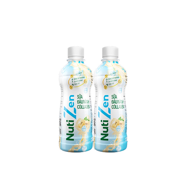 Combo 4 Chai Sữa Đậu Nành Collagen Nutizen Chai pet 290ml - Thương Hiệu NUTIFOOD - YOOSOO MALL