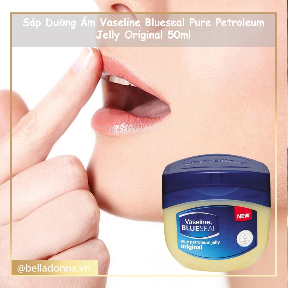Sáp Dưỡng Ẩm Đa Năng Vaseline Blueseal Pure Petroleum Jelly Original 50ml