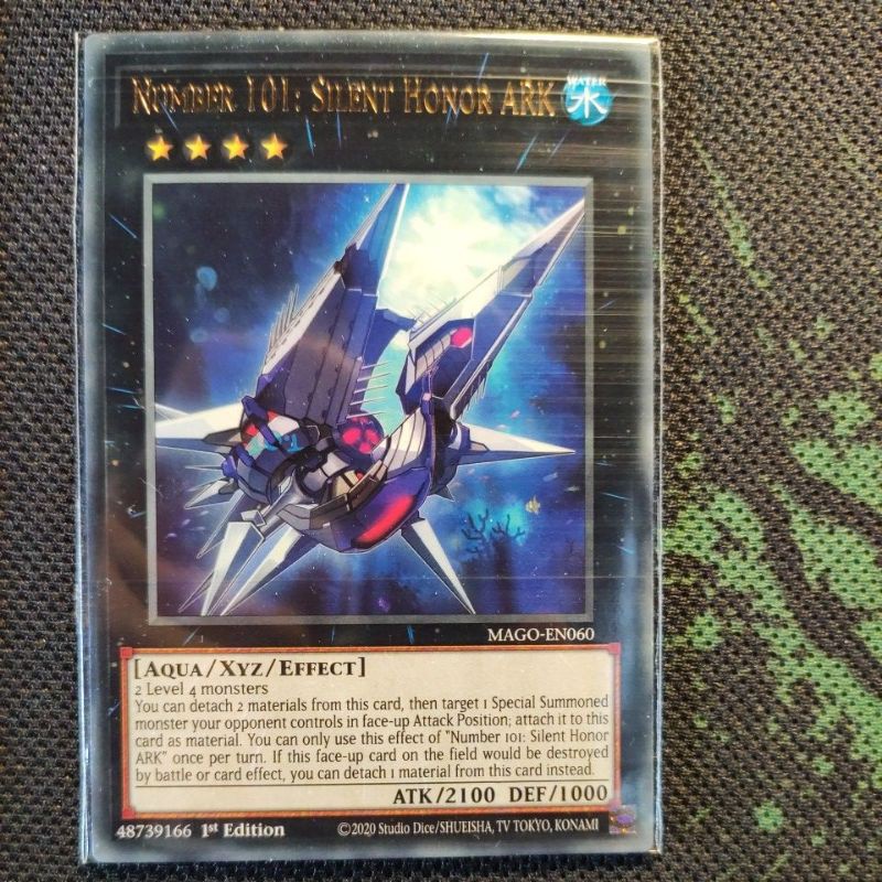 Thẻ bài Yugioh: Number 101: Silent Hornor ARK - MAGO-EN060 - Rare