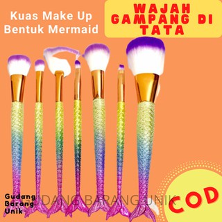 Set 10 Cọ Trang Điểm Cán Đuôi Cá