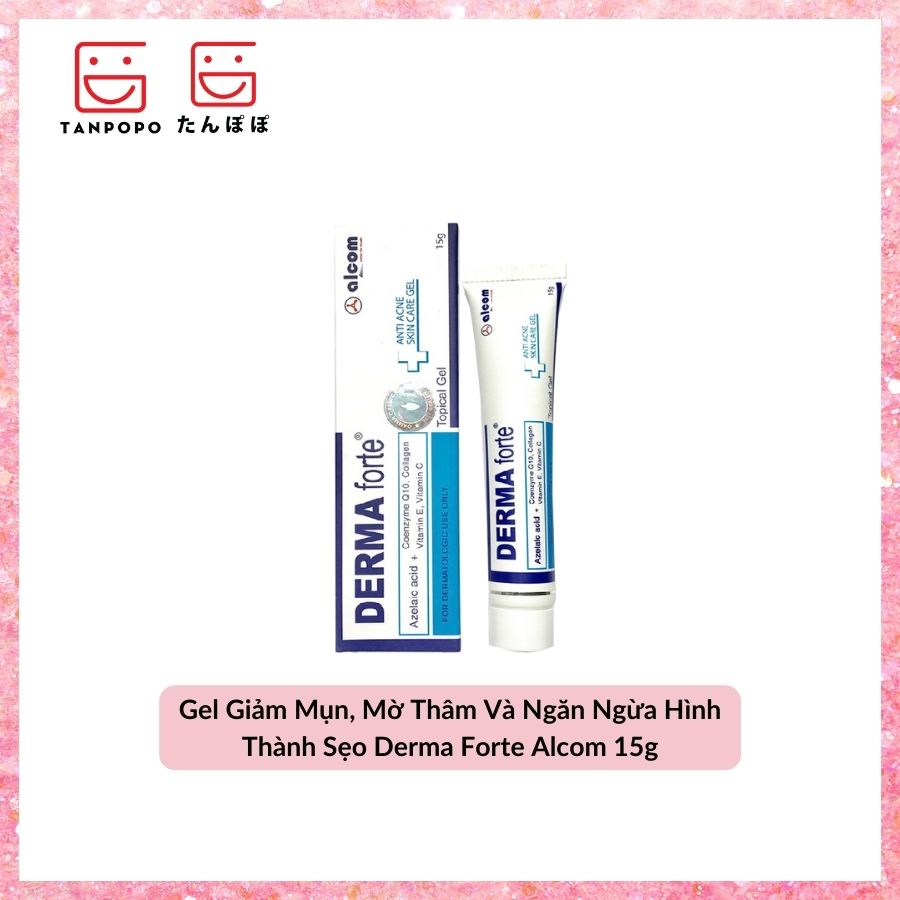 [Chính hãng] Gel Giảm Mụn, Mờ Thâm Và Ngăn Ngừa Hình Thành Sẹo Derma Forte Alcom 15g