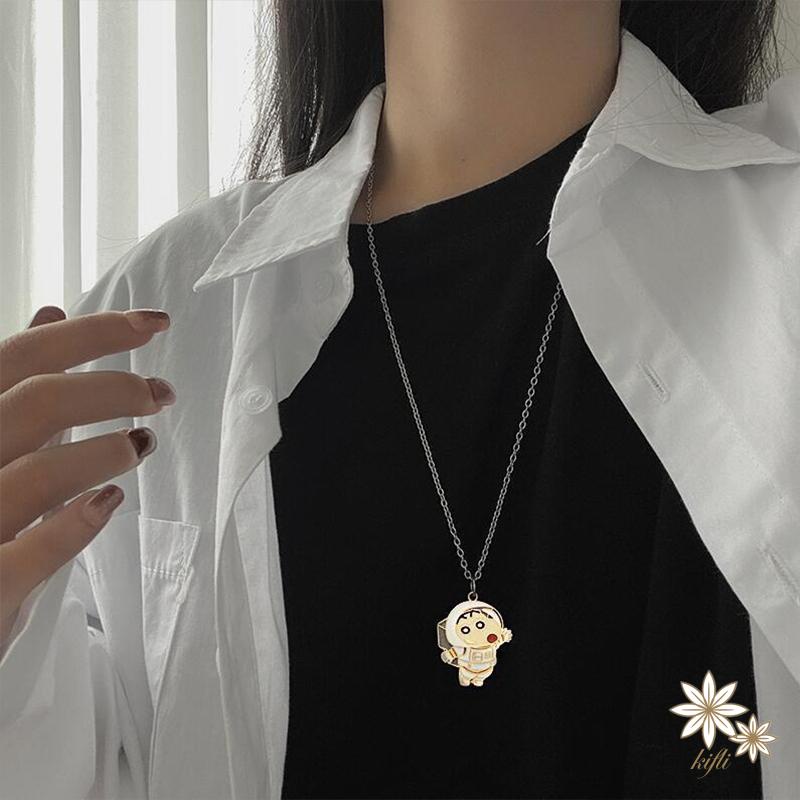 【Kifli】 Vòng cổ Mặt Hợp Kim Hình Động Vật Hoạt Hình Nhỏ Giọt