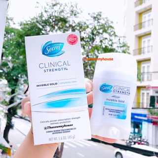 💙LĂN KHỬ MÙI DẠNG GEL SECRET CLINICAL STRENGTH CLEAR GEL 45G