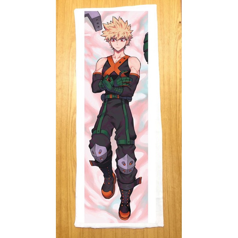 gối ôm myherro academia 1mx40cm in 1-2 mặt ảnh bông Hàn Quốc/ gối dài anime academia my hẻo