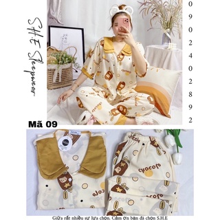 Bộ lụa mango cộc dài