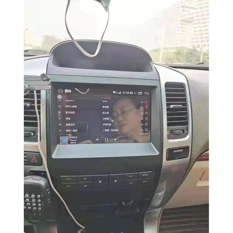 MẶT DƯỠNG LẮP MÀN HÌNH ANDROID CHO XE LEXUS GX470  2002-2009 KÈM JACK NGUỒN CANBUS