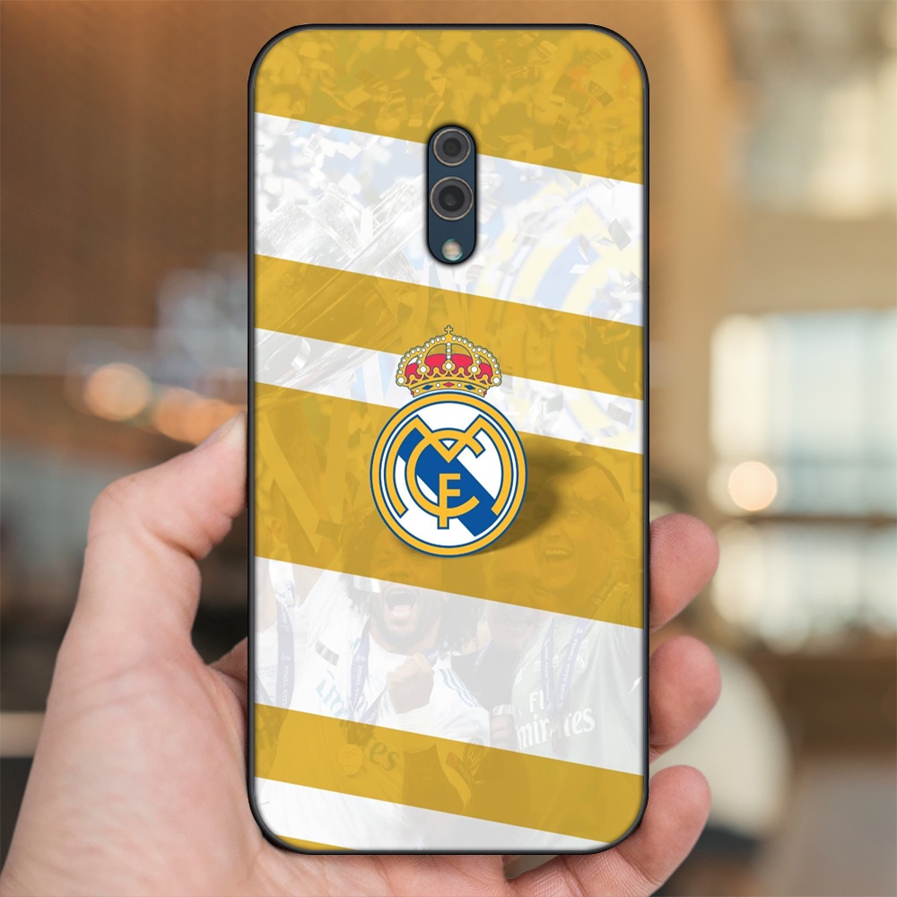 Ốp lưng Oppo K3 viền đen in hình Real Madrid