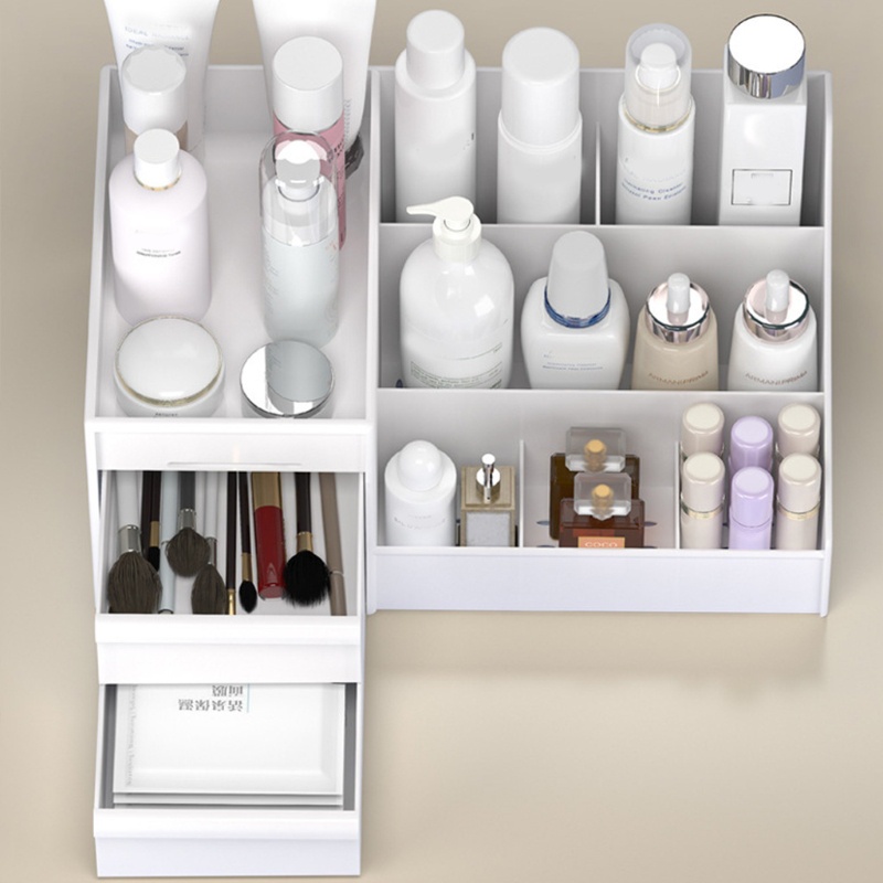 Hộp Đựng Đồ Trang Điểm Bằng Nhựa Có Ngăn Kéo Ốp