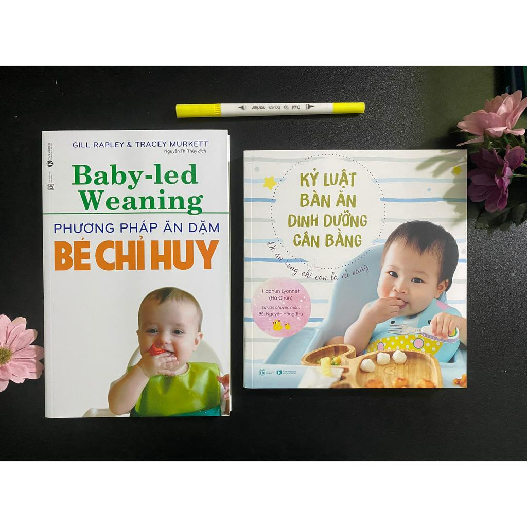 Sách - Combo Phương Pháp Ăn Dặm Bé Chỉ Huy + Kỷ Luật Bàn Ăn-Dinh Dưỡng Cân Bằng:Để Ăn Rong Chỉ Còn Là Dĩ Vãng - Thái Hà