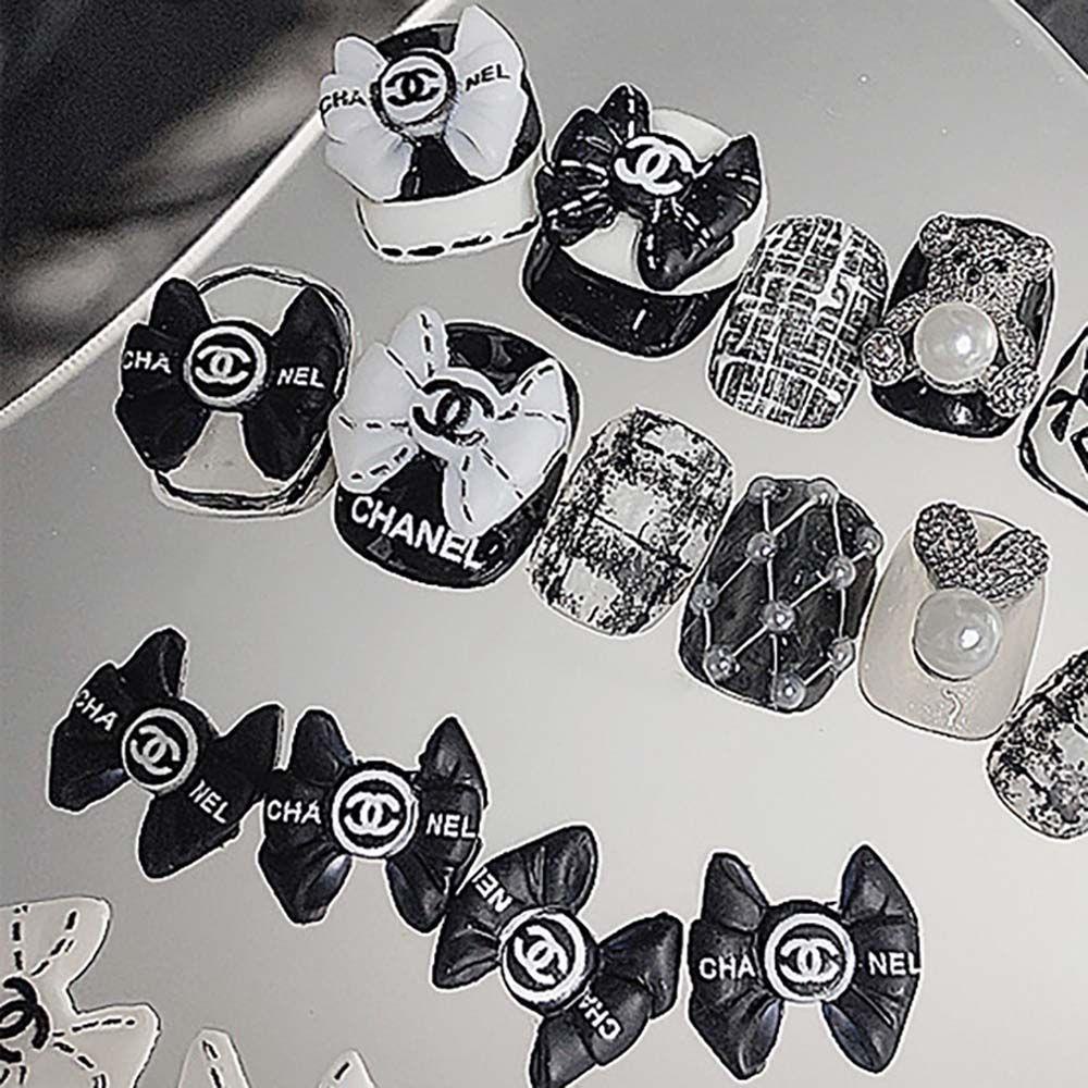 Set 50 Nơ Nhựa 3D Đính Móng Nghệ Thuật