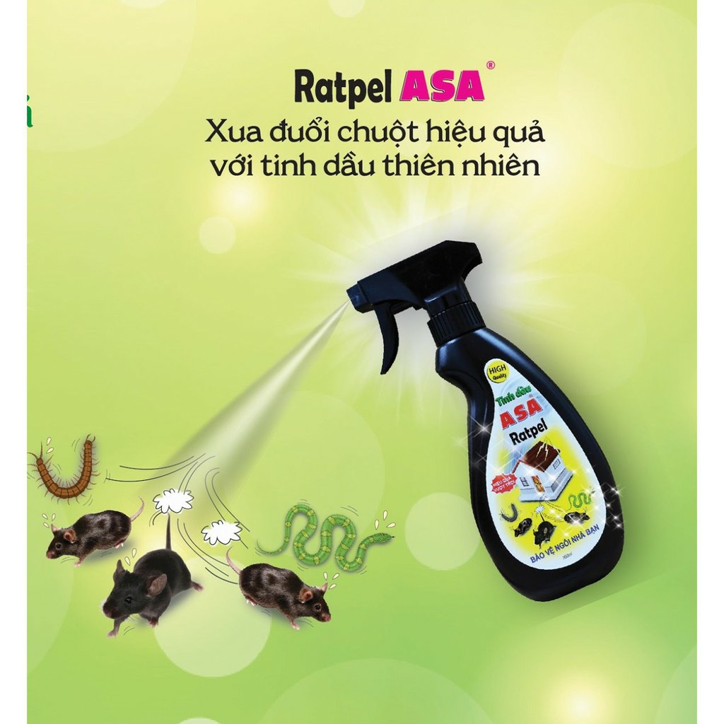 [ Hàng Hot ] Xịt xua đuổi chuột ASA Rat Repell 350 ml