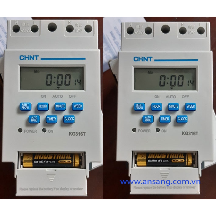 Rơle thời gian 24h Chint KG316T
