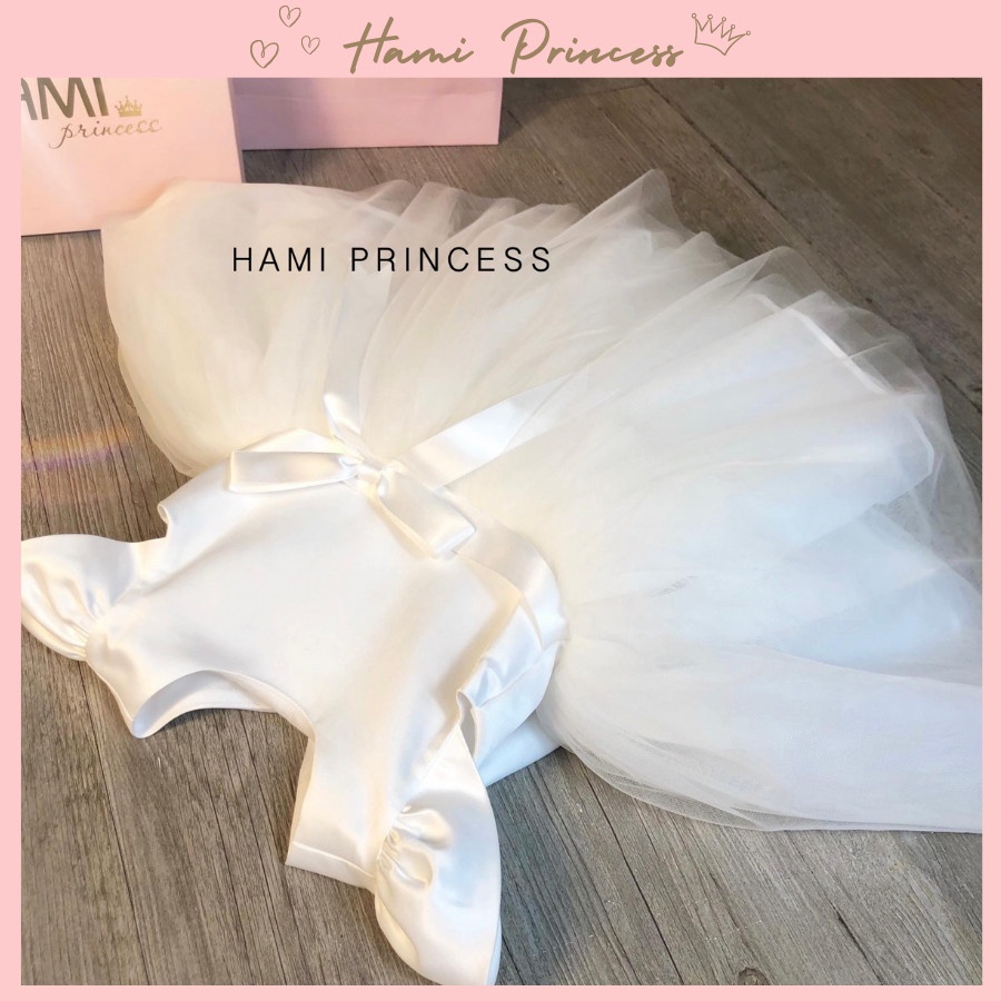 Váy Công Chúa Tay Hến Nữ Tính Cho Bé Gái HAMI PRINCESS ❤️ Tặng Kèm Phụ Kiện