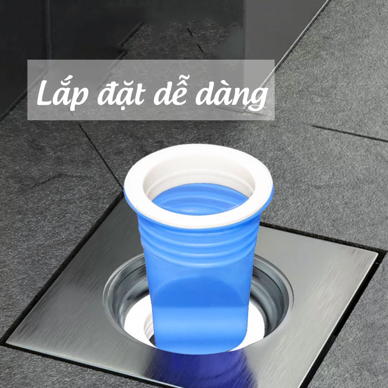 Nắp Đậy Cống, Nắp Bịt Ống Cống Nhà Tắm, Nhà Vệ Sinh Ngăn Mùi Hôi Ống Thoát Nước PAPAA.HOME