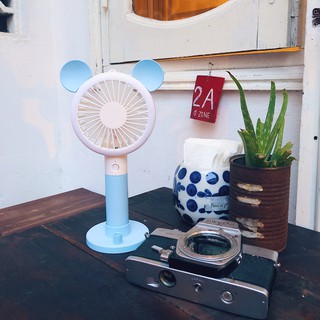 Quạt mini kiêm giá đỡ điện thoại