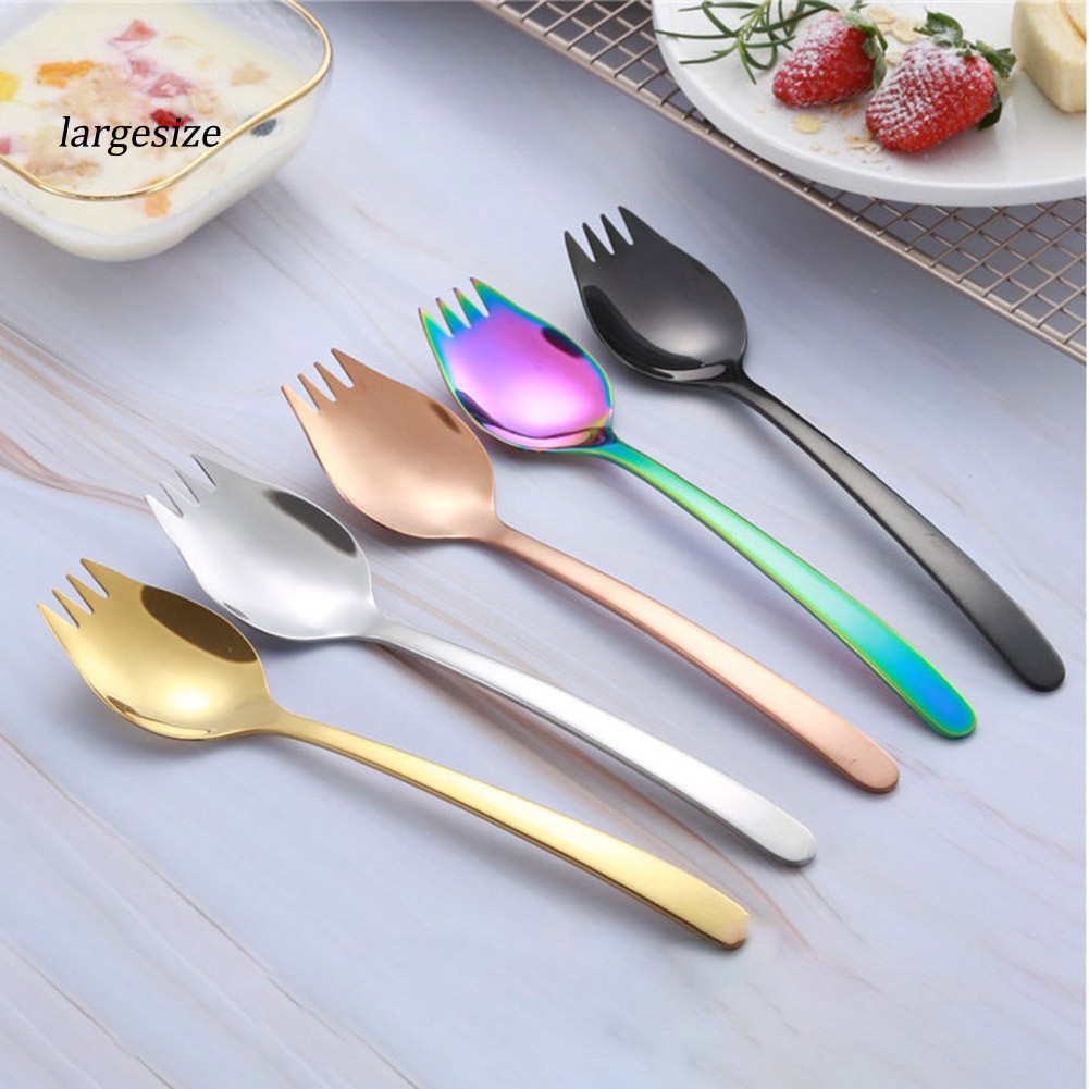 Thìa kết hợp nĩa 2 trong 1 tiện lợi khi đi du lịch