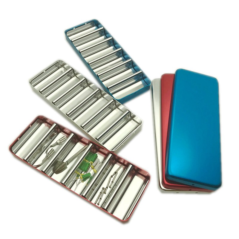 Dental Bur Holder Block Sterilizer Case Disinfection Endo Box Rack For Dentist