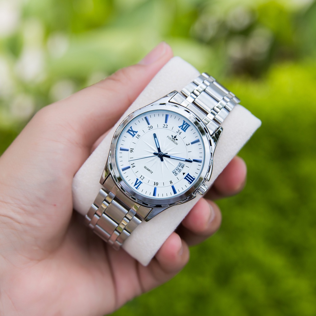 Đồng Hồ Nam Doanh Nhân Sang Trọng Dây Hợp Kim Thép Cao Cấp Có Lịch Ngày Chống Nước 3ATM Mặt Kính Micre | BigBuy360 - bigbuy360.vn