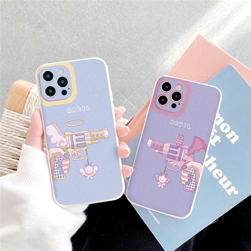 Ốp iphone Bắn Tim cạnh vuông dẻo iphone 6/6plus/7/7plus/8/8plus/x/xr/xs/11/12/13/14pro/max/promax tr420