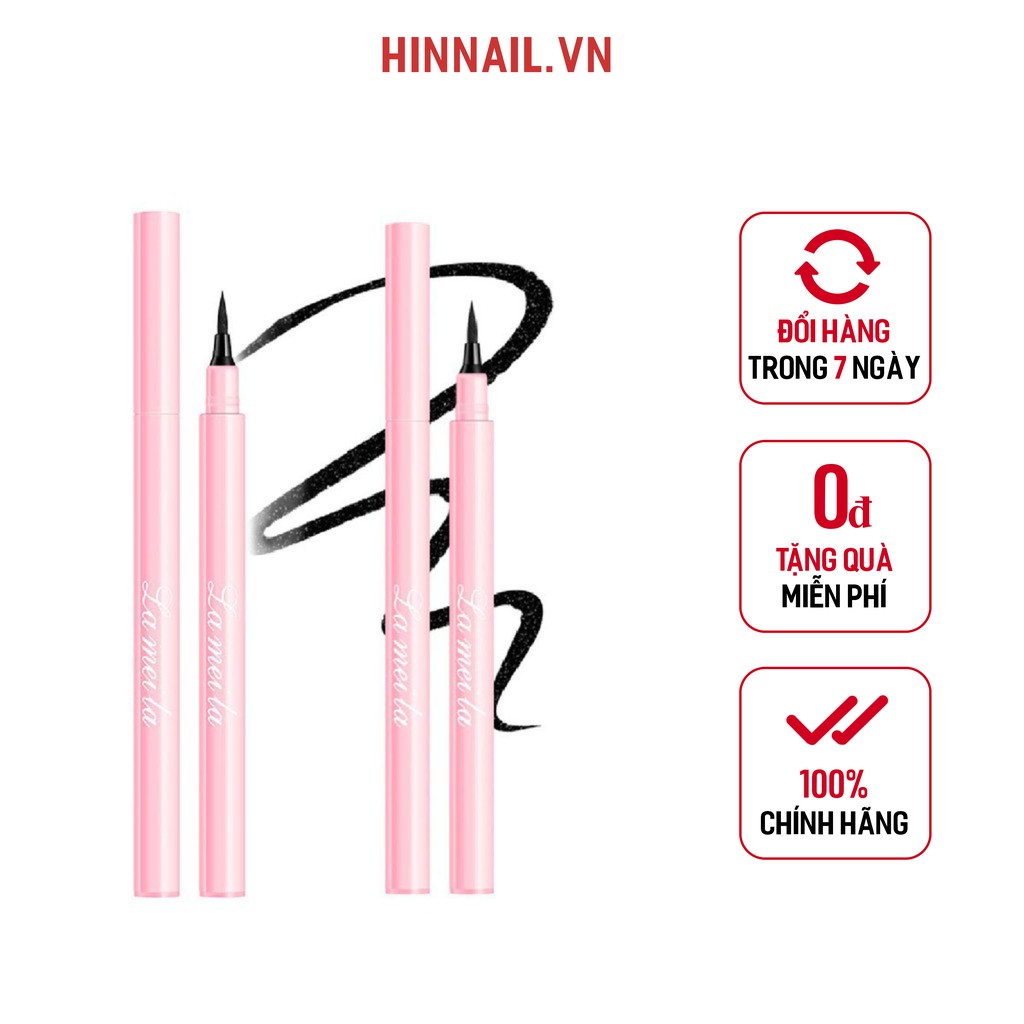 Bút Kẻ Mắt Lameila Vỏ Hồng Chống Thấm Nước Lâu Trôi Trang Điểm Chuyên Nghiệp