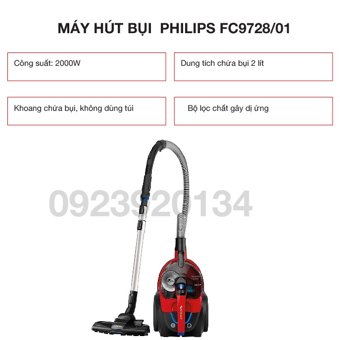 Máy hút bụi Philips FC9728/01